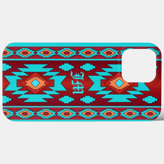 Southwestern Geometric Ethnic Case-Mate iPhone Case (Achterkant (horizontaal))