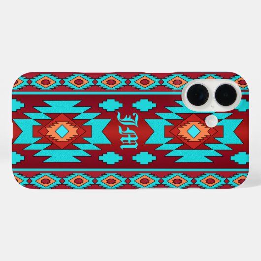 Southwestern Geometric Ethnic Case-Mate iPhone Case (Achterkant (horizontaal))