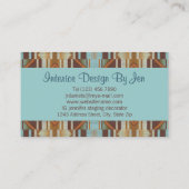 Southwestern Geometric Interior Consultant Visitekaartje (Achterkant)