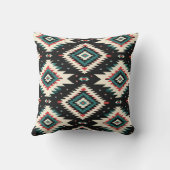 Southwestern Geometric Pattern Pillow  Kussen (Achterkant)