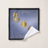 Southwestern Gold Kokopelli Handdoeken (Wasdoekje)