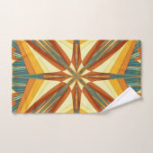 Southwestern Golden Sun Rays Indian Blanket Design Bad Handdoek (Handdoek)