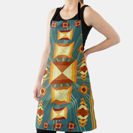 Southwestern Golden Sun Rays Indian Blanket Design Schort (Insitu)