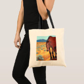 Southwestern Horse Tote Bag (Voorkant (product))