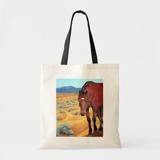 Southwestern Horse Tote Bag (Voorkant)