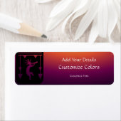 Southwestern Kokopelli Adres Label (Insitu)