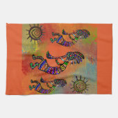 SOUTHWESTERN KOKOPELLI ART THEEDOEK (Horizontaal)