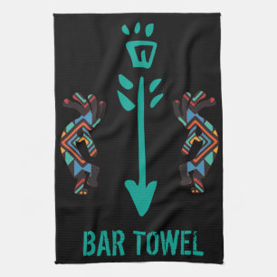 Southwestern Kokopelli Bar Towel Theedoek