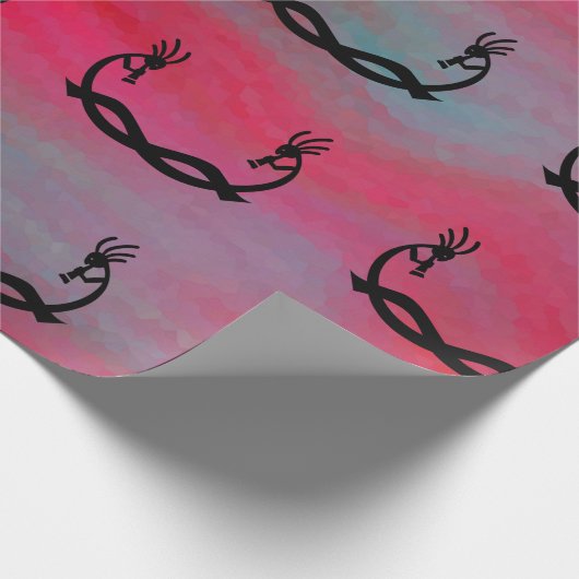 Southwestern Kokopelli Gift Cadeaupapier (Hoek)
