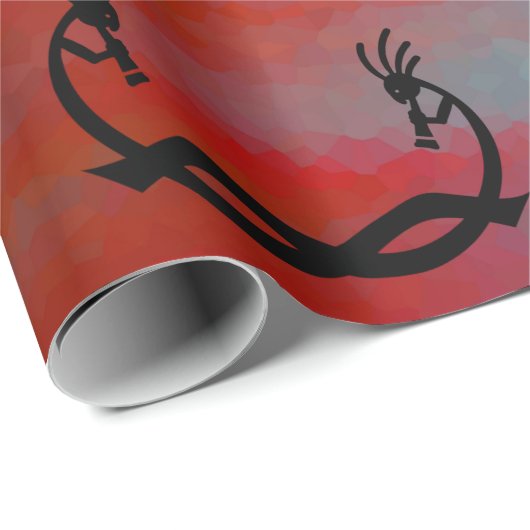 Southwestern Kokopelli Gift Cadeaupapier (Rol Hoek)
