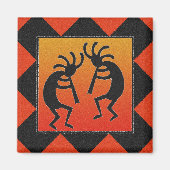 Southwestern Kokopelli Magneet (Voorkant)