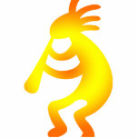 Southwestern Kokopelli Staand Fotobeeldje<br><div class="desc">Southwestern Kokopelli</div>