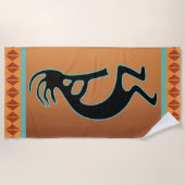 Southwestern Kokopelli Strandlaken (Voorkant)