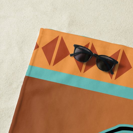 Southwestern Kokopelli Strandlaken (In situ)