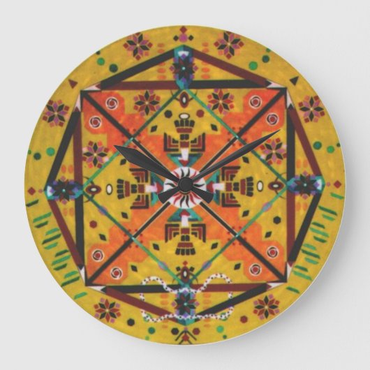 SOUTHWESTERN LARGE ROUND WALL CLOCK GROTE KLOK (Voorkant)