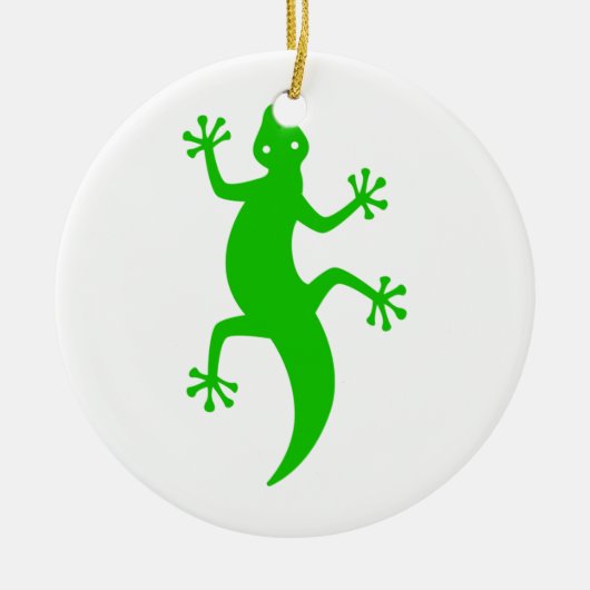 Southwestern Lizard Keramisch Ornament (Voorkant)