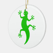 Southwestern Lizard Keramisch Ornament (Links)