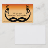Southwestern Logo Two Kokopelli Visitekaartje (Voorkant / Achterkant)