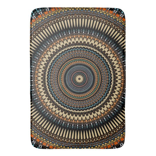 Southwestern Mandala Design Badmat (Voorkant Verticaal)