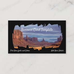 Southwestern Monument Valley Arizona Visitekaartje