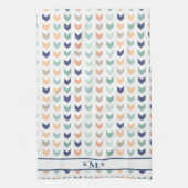 Southwestern Native-American Arrow Monogram Theedoek (Verticaal)