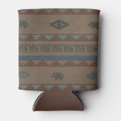 Southwestern Native American Navajo Design Blikjeskoeler (Voorkant)