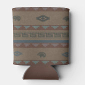 Southwestern Native American Navajo Design Blikjeskoeler (Achterkant)