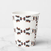 SouthWestern Native Pattern Papieren Bekers (Achterkant)