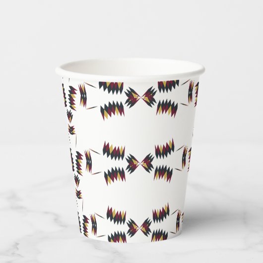 SouthWestern Native Pattern Papieren Bekers (Voorkant)