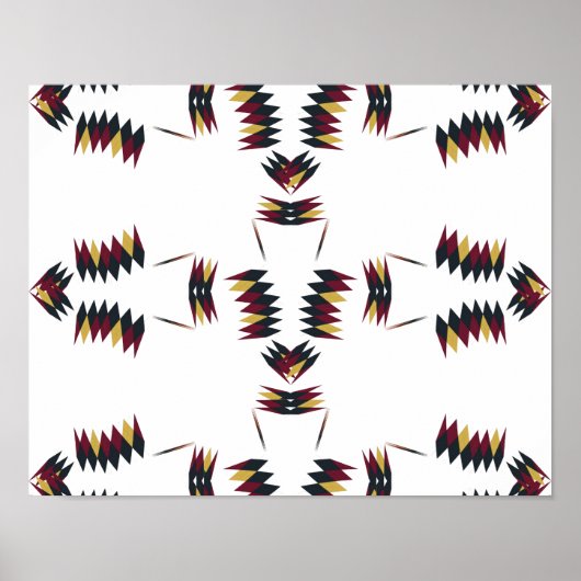SouthWestern Native Pattern Poster (Voorkant)