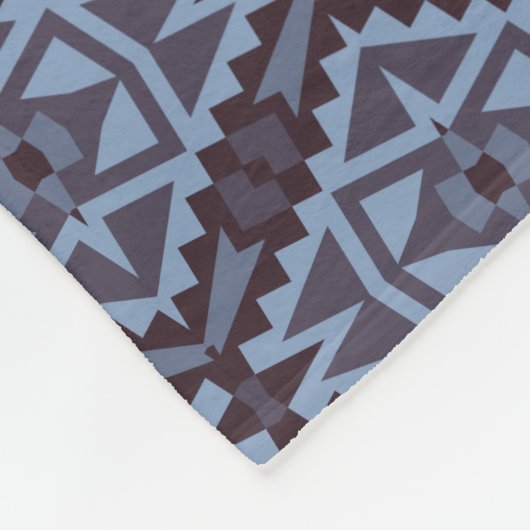 SouthWestern Native Tribal Design Fleece Deken (Hoek)