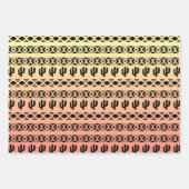 Southwestern Ombre Wrapping Paper-sets Inpakpapier Vel (Voorkant 3)