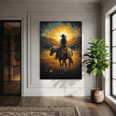 Southwestern Painted Western Print Poster