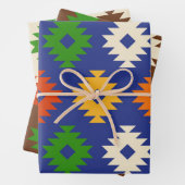 Southwestern Pattern Inpakpapier Vel (In situ)