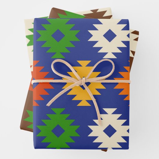 Southwestern Pattern Inpakpapier Vel (In situ)