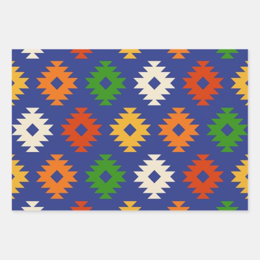 Southwestern Pattern Inpakpapier Vel (Voorkant)