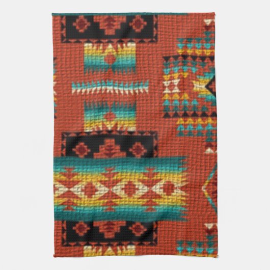 Southwestern Pattern Kitchen-handdoek Theedoek (Verticaal)