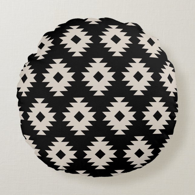 Southwestern Pattern Rond Kussen (Voorkant)