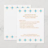 SouthWestern Santa Fe Direction Enclosure Card Informatiekaartje (Voorkant / Achterkant)