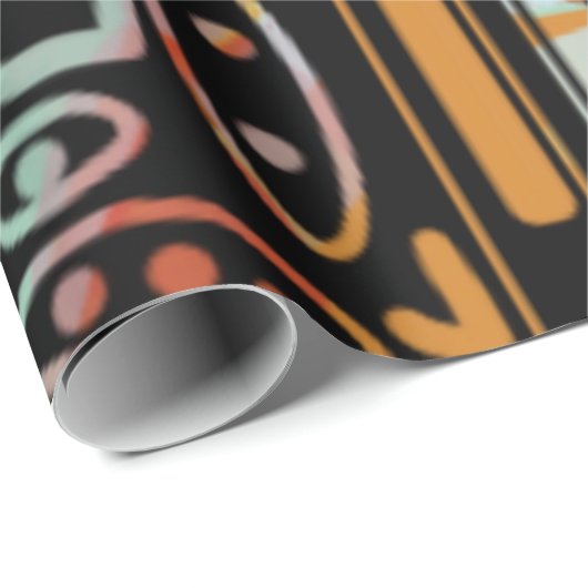 SouthWestern Scratch Art Pattern Cadeaupapier (Rol Hoek)