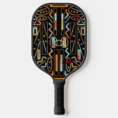 SouthWestern Scratch Art Pattern Pickleball Paddle (Voorkant)