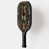SouthWestern Scratch Art Pattern Pickleball Paddle (Links)