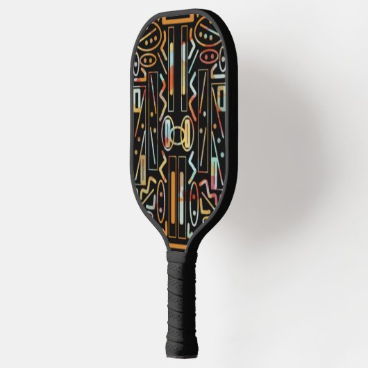 SouthWestern Scratch Art Pattern Pickleball Paddle (Links)
