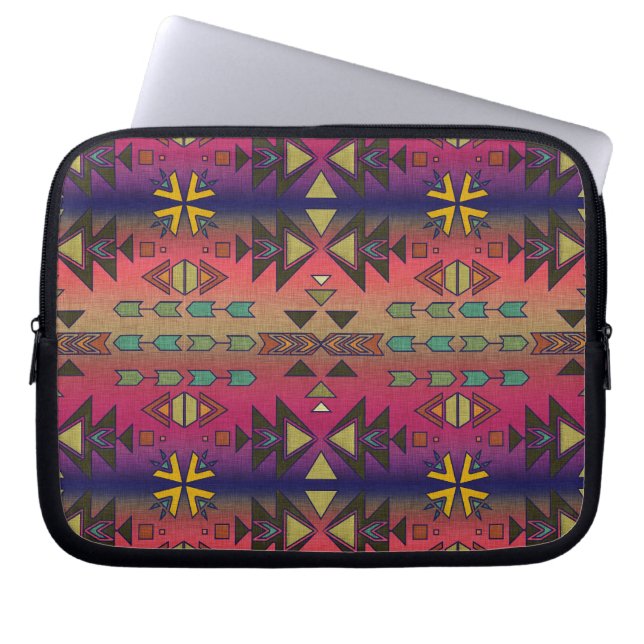 Southwestern Skies Evening Gradient Beaudient Laptop Sleeve (Voorkant)