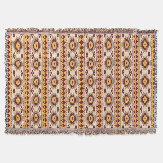 Southwestern stammenpatroon deken (Voorkant)