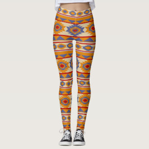 Southwestern stammenpatroon leggings