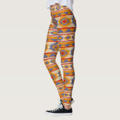Southwestern stammenpatroon leggings (Links)