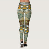 Southwestern stammenpatroon leggings (Achterkant)