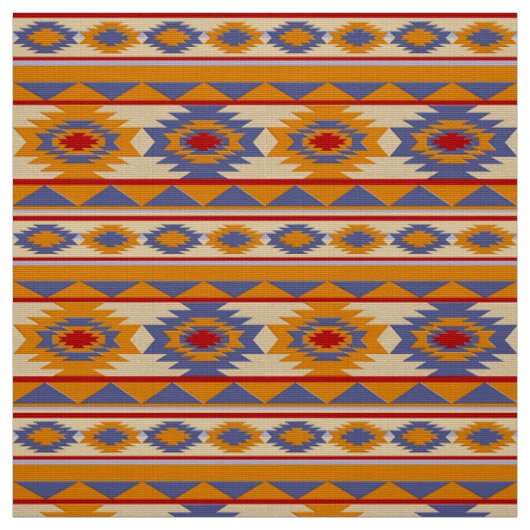 Southwestern stammenpatroon stof (Swatch)