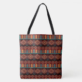 Southwestern stammenpatroon tote bag (Voorkant)